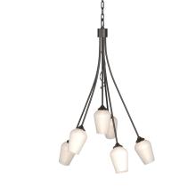 Hubbardton Forge - Canada 103043-SKT-14-GG0303 - Flora 6 Arm Chandelier