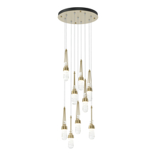 Hubbardton Forge - Canada 131100-SKT-STND-86-YJ0434 - Link 9-Light Blown Glass Pendant