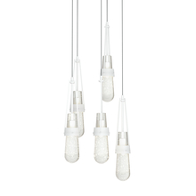 Hubbardton Forge - Canada 131120-SKT-LONG-02-YG0434 - Link 5-Light Blown Glass Pendant