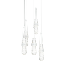 Hubbardton Forge - Canada 131120-SKT-LONG-02-YJ0434 - Link 5-Light Blown Glass Pendant