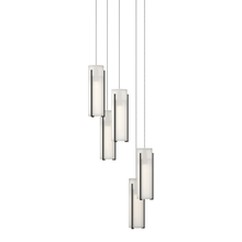 Hubbardton Forge - Canada 131124-SKT-LONG-10-GG0065 - Exos Glass 5-Light Pendant