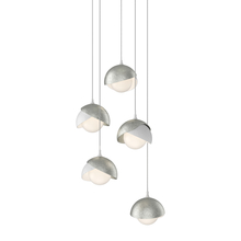 Hubbardton Forge - Canada 131125-SKT-LONG-02-85-GG0711 - Brooklyn 5-Light Double Shade Pendant