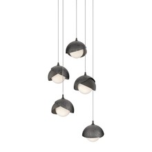 Hubbardton Forge - Canada 131125-SKT-LONG-07-89-GG0711 - Brooklyn 5-Light Double Shade Pendant