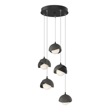 Hubbardton Forge - Canada 131125-SKT-STND-10-20-GG0711 - Brooklyn 5-Light Double Shade Pendant