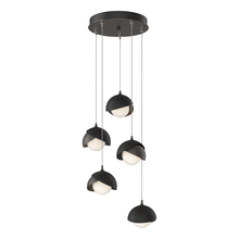 Hubbardton Forge - Canada 131125-SKT-STND-14-10-GG0711 - Brooklyn 5-Light Double Shade Pendant