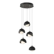 Hubbardton Forge - Canada 131125-SKT-STND-20-10-GG0711 - Brooklyn 5-Light Double Shade Pendant