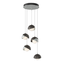 Hubbardton Forge - Canada 131125-SKT-STND-82-14-GG0711 - Brooklyn 5-Light Double Shade Pendant