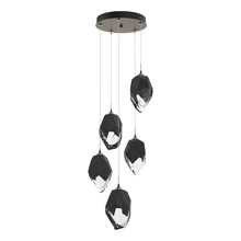 Hubbardton Forge - Canada 131138-SKT-LONG-05-BP0755 - Chrysalis 5-Light Large Crystal Pendant