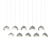 Hubbardton Forge - Canada 131205-SKT-LONG-82-02-GG0711 - Brooklyn 10-Light Double Shade Pendant