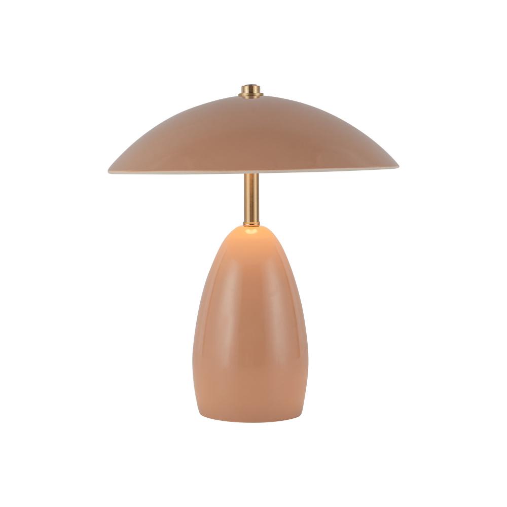 Poppy 9-in Peach LED Table Lamp