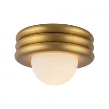 Alora Lighting SF426012BG - Harvey 12-in Brushed Gold Socket Semi-Flush Mount