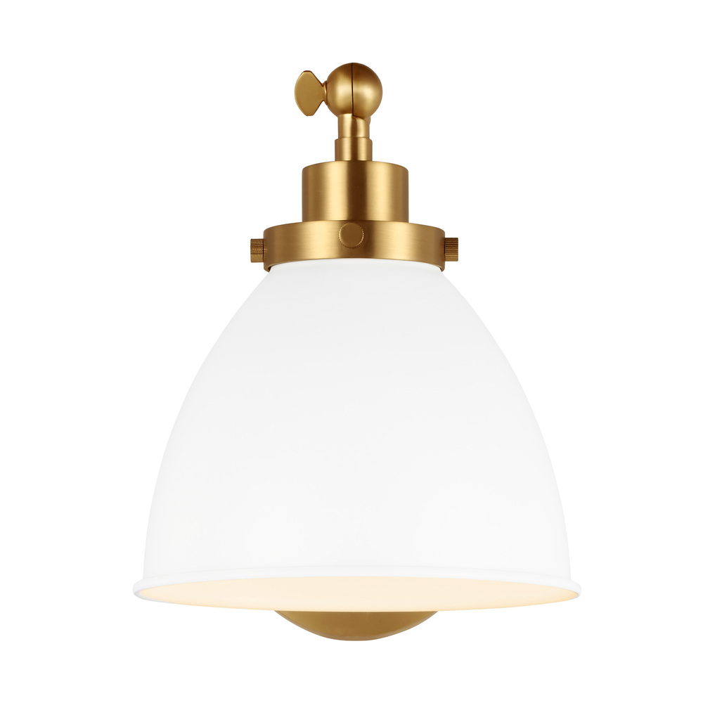 Single Arm Dome Task Sconce