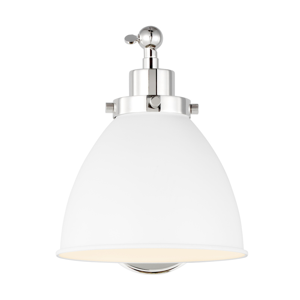 Single Arm Dome Task Sconce