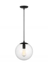 Visual Comfort & Co. Studio Collection 6601801-112 - Medium One Light Pendant with Clear Seeded Glass