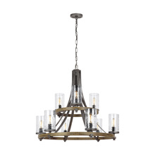 Visual Comfort & Co. Studio Collection F3135/9DWK/SGM - Angelo Two-Tier Chandelier