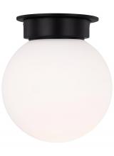 Visual Comfort & Co. Studio Collection KF1101MBK - Nodes contemporary 1-light indoor dimmable extra large ceiling flush mount in midnight black finish