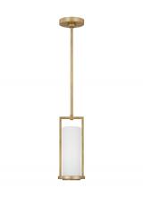 Visual Comfort & Co. Studio Collection TFP1011CGD - Sherwood Casual 1-Light Indoor Dimmable Mini Pendant Ceiling Hanging Chandelier Light