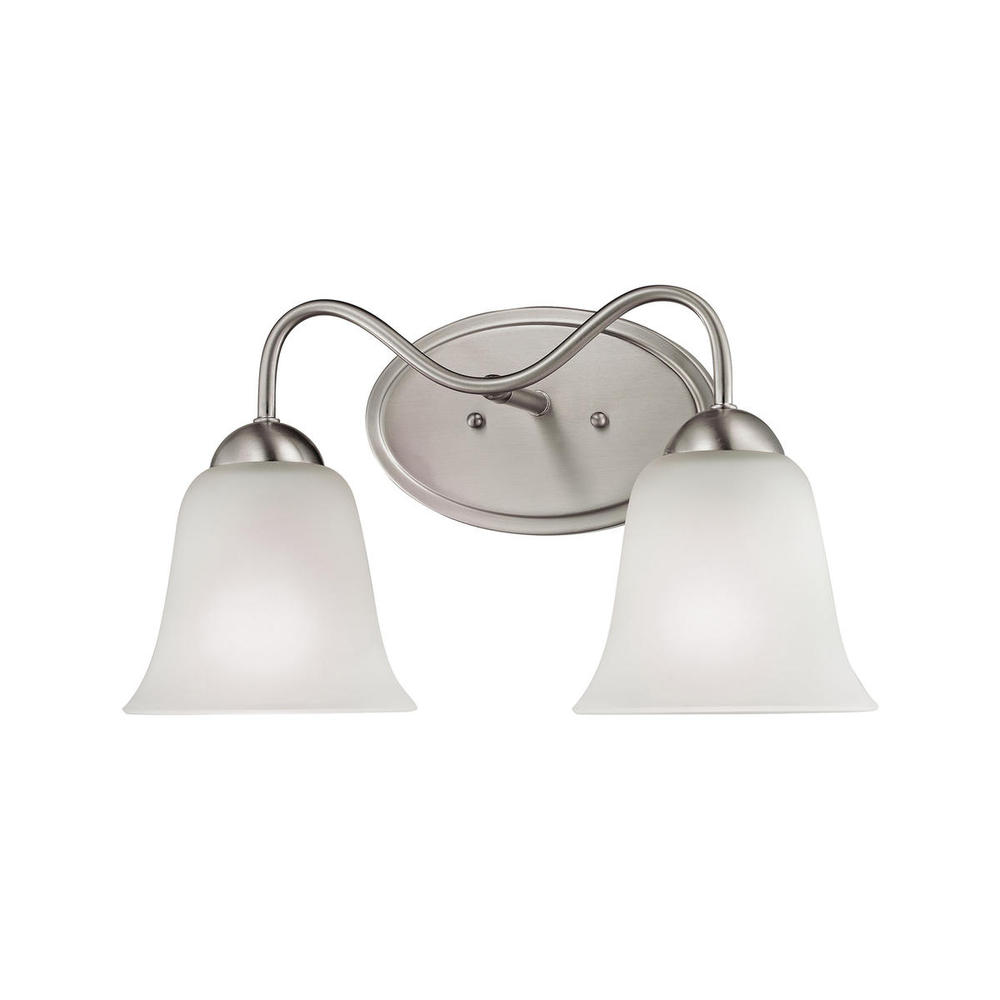 Thomas - Conway 15'' Wide 2-Light Vanity Light - Brushed Nickel