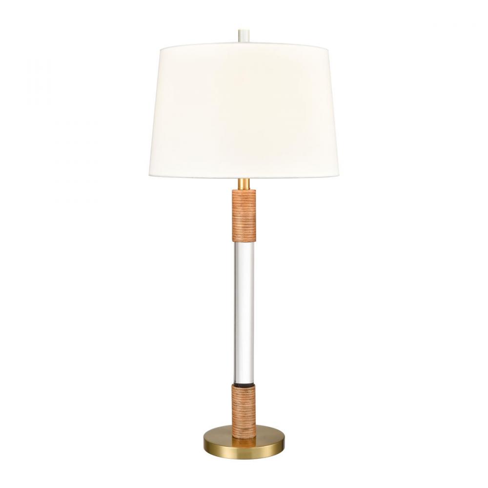 Island Summit 36'' High 1-Light Table Lamp - Clear