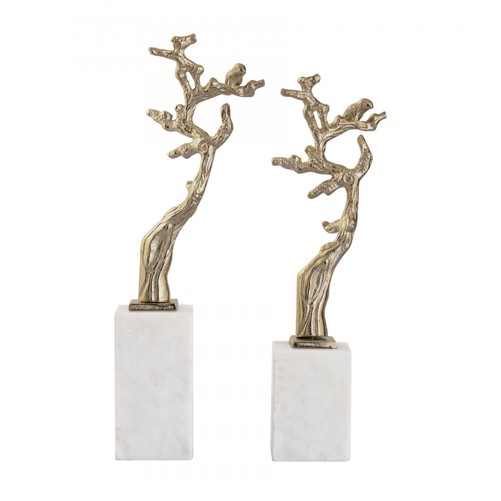 Tree Sculpture - Set of 2