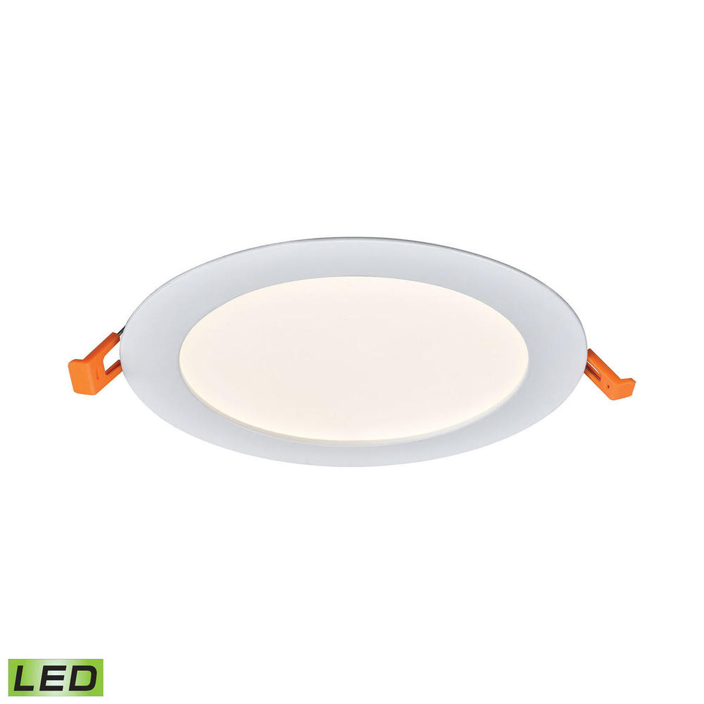Thomas - Mercury 6-inch Round Recessed Light in White - Integrated LED