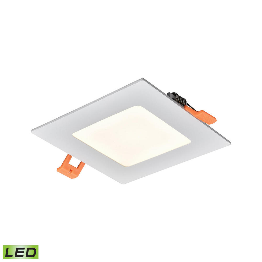 Thomas - Mercury 4-inch Square Recessed Light in White - Integrated LED