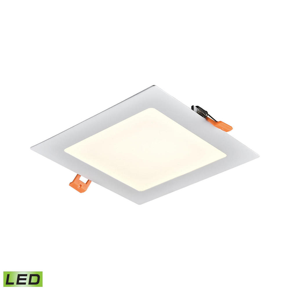 Thomas - Mercury 6-inch Square Recessed Light in White - Integrated LED