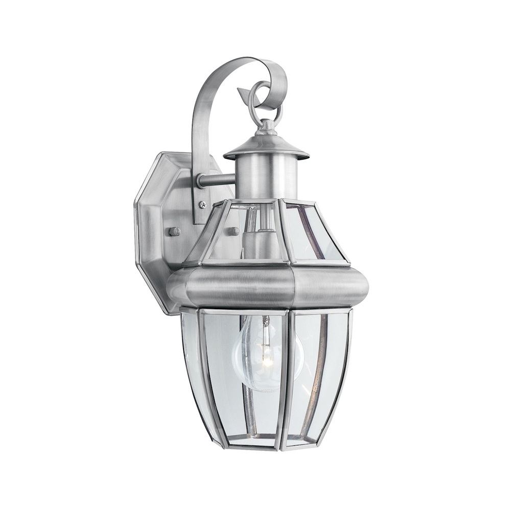 Thomas - Heritage 13.25'' High 1-Light Outdoor Sconce - Brushed Nickel