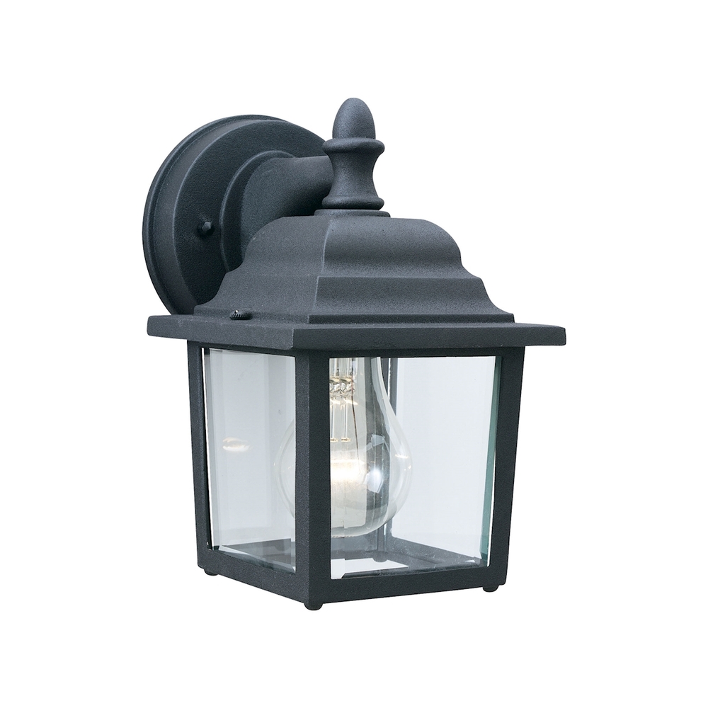 Thomas - Hawthorne 8.5'' High 1-Light Outdoor Sconce - Black