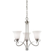 ELK Home 1003CH/20 - Thomas - Brighton 20'' Wide 3-Light Chandelier - Brushed Nickel