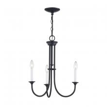 ELK Home CN340326 - Thomas - Meadowview 18'' Wide 3-Light Chandelier - Matte Black