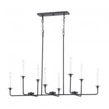 ELK Home CN340826 - Thomas - Lexington Green 48'' Wide 8-Light Linear Chandelier - Matte Black