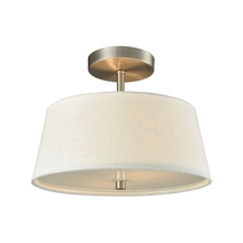 ELK Home CN600362 - Thomas - Morgan 15'' Wide 2-Light Semi Flush Mount - Brushed Nickel