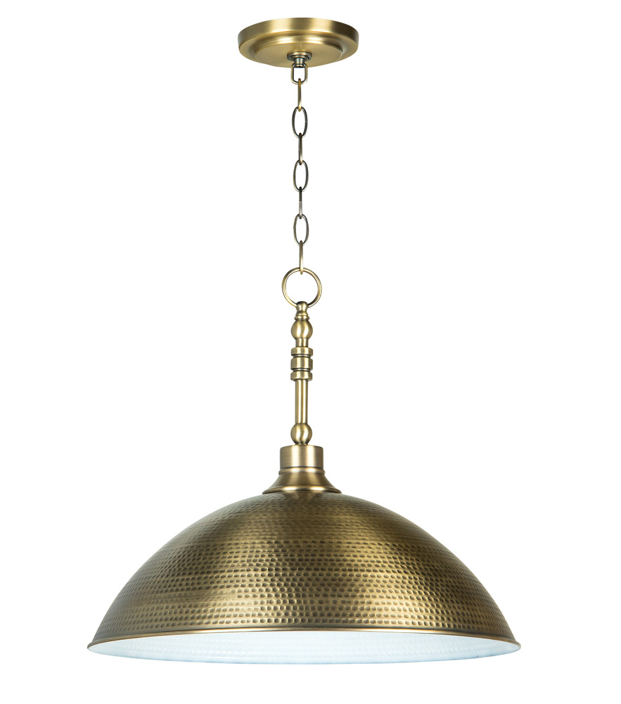 Timarron 1 Light Large Pendant in Legacy Brass