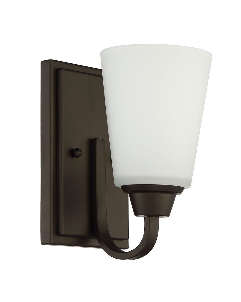 Grace 1 Light Wall Sconce in Espresso