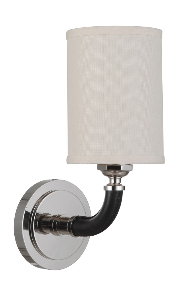 Huxley 1 Light Wall Sconce in Polished Nickel