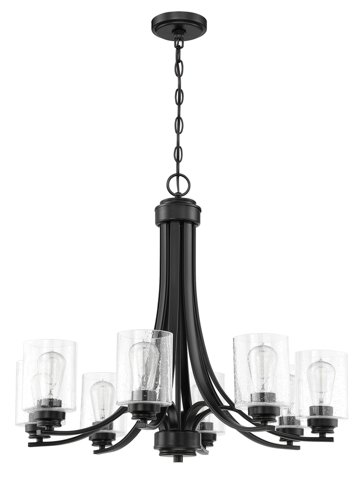 Bolden 8 Light Chandelier in Flat Black