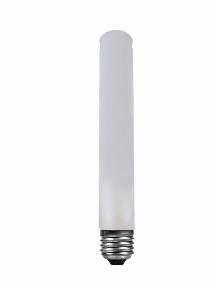 7.28" M.O.L. Frost LED T9, E26, 4W, Dimmable, 3000K (Straight Filament)