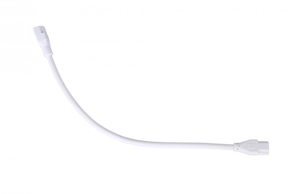 9" Under Cabinet Light Connector Cord in White