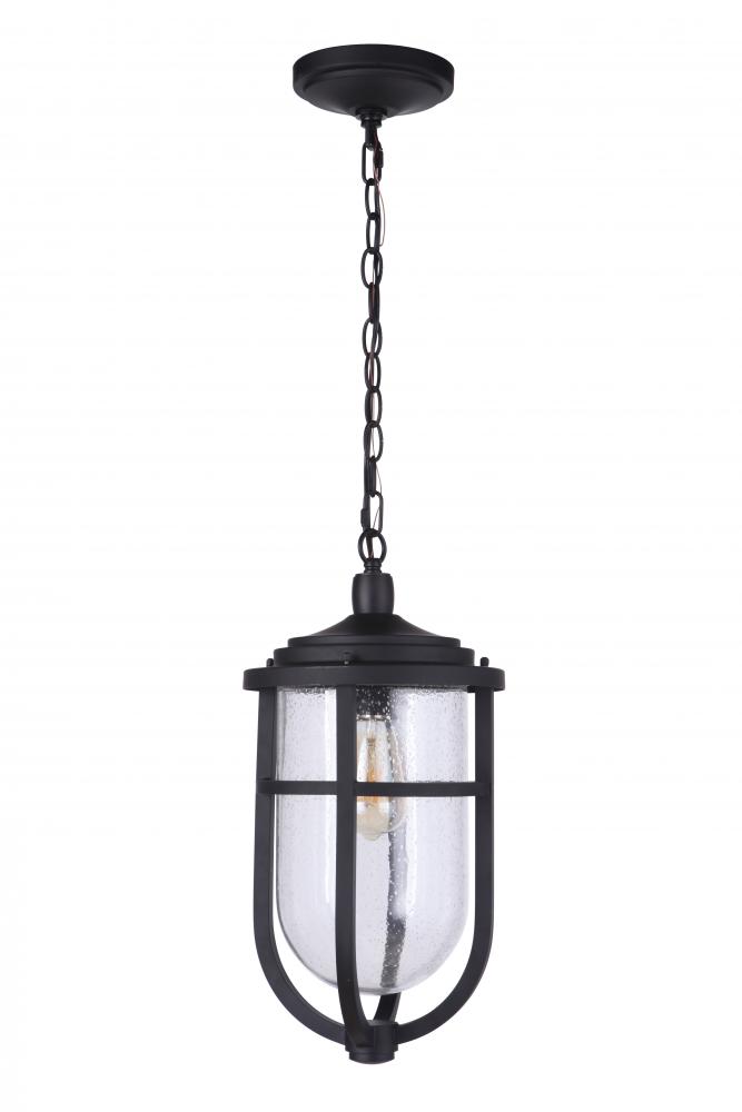 Voyage 1 Light Outdoor Pendant in Midnight