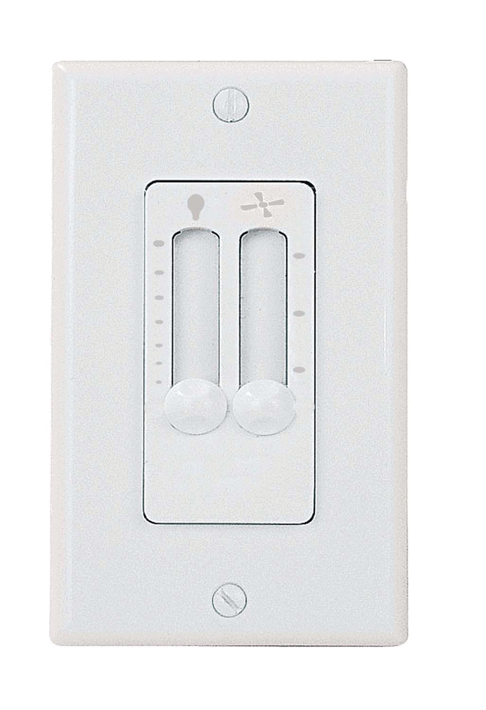 4 Speed Fan/Full Range Light Control - White