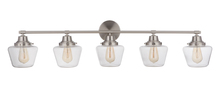 Craftmade 19548BNK5 - Essex 5 Light Vanity in Brushed Polished Nickel