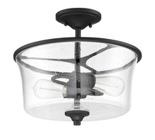 Craftmade 50452-FB - Gwyneth 2 Light Convertible Semi Flush in Flat Black