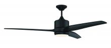 Craftmade MOB60FB3 - 60" Mobi Indoor/Outdoor (Wet) in Flat Black w/ Flat Black Blades