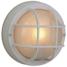 Craftmade Z394-TW - Round Bulkhead 1 Light Small Flush/Wall Mount in Textured White