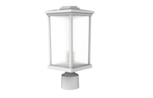 Craftmade ZA2415-TW - Resilience 1 Light Outdoor Post Mount in Textured White