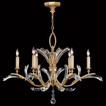  761240ST - Beveled Arcs 42"W Round Chandelier