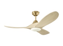 Visual Comfort & Co. Fan Collection 3MAVSM44BBSWWOD - Maverick Smart 44 LED - Burnished Brass